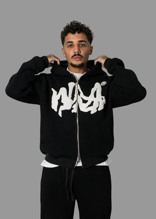 aura zipup black