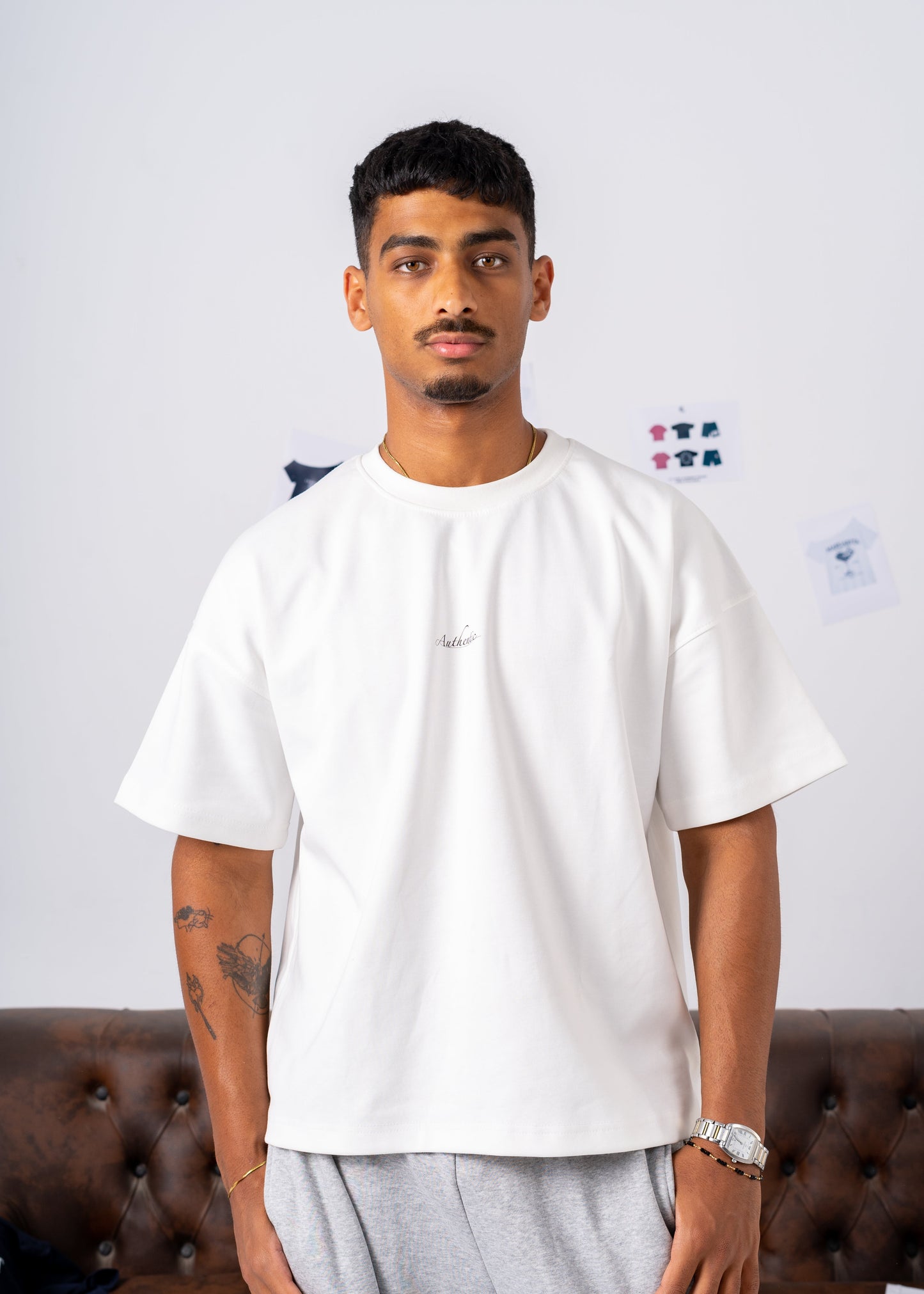 authentic white Tshirt