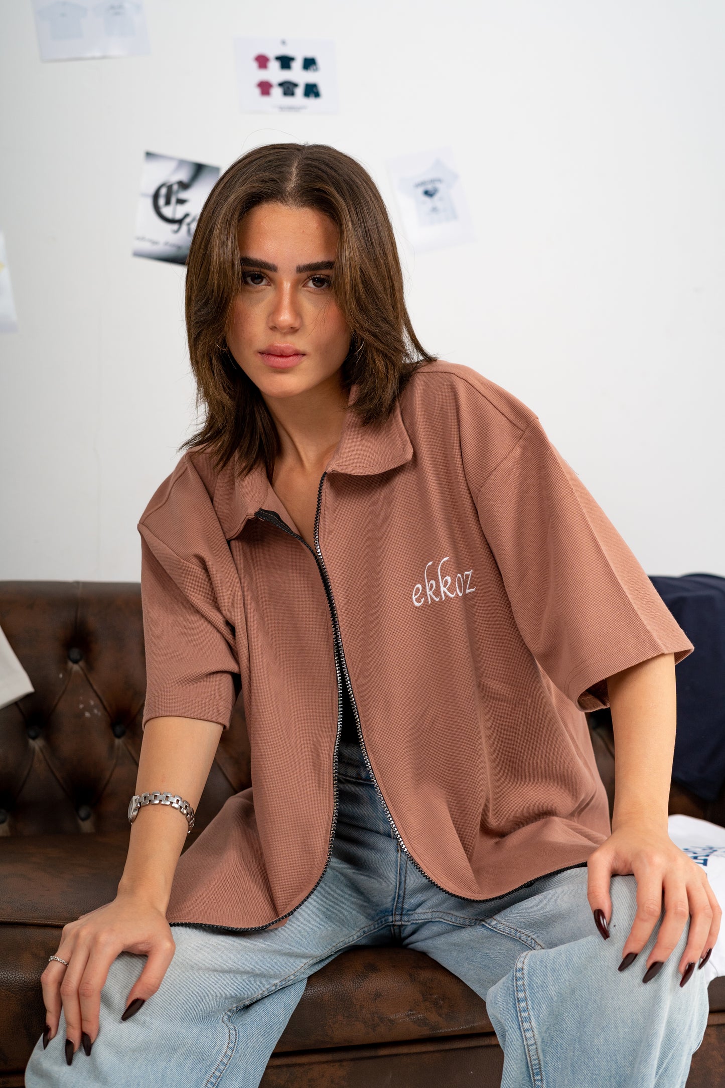 Brown chemise