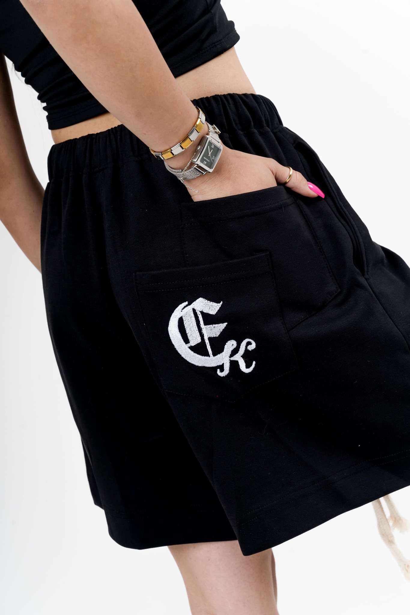 69 Black Shorts