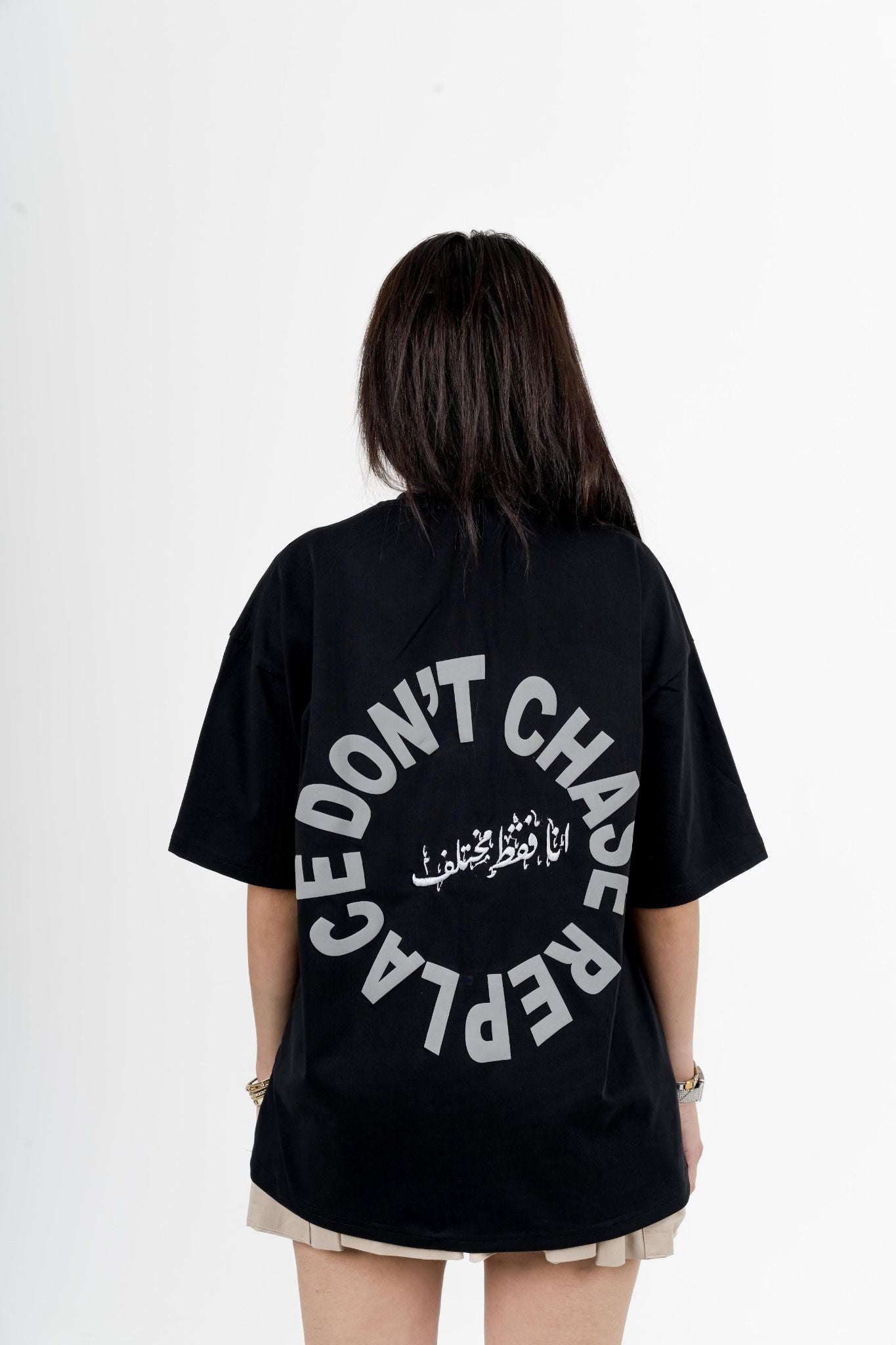 Replace Black Tee