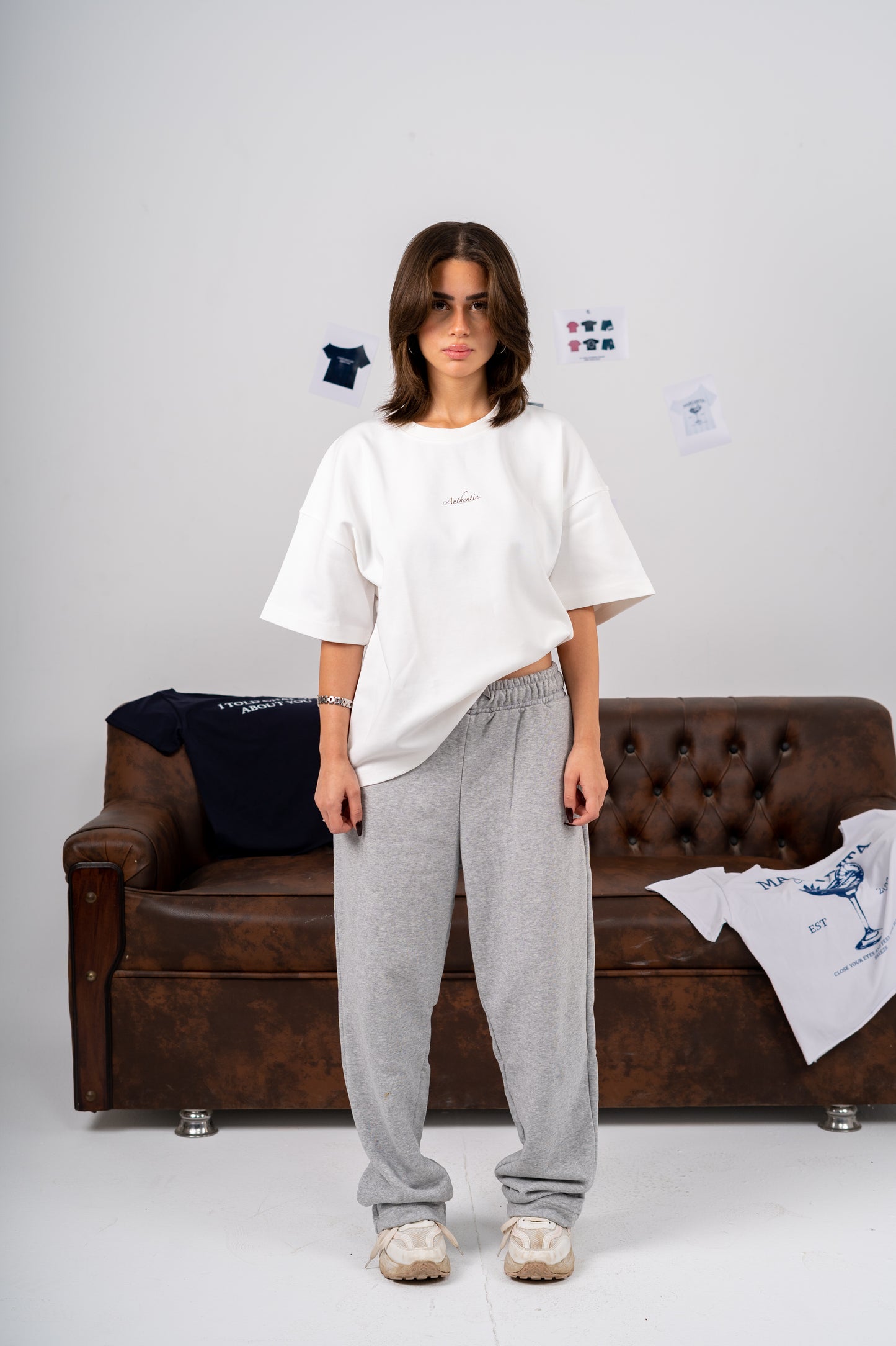 authentic white Tshirt